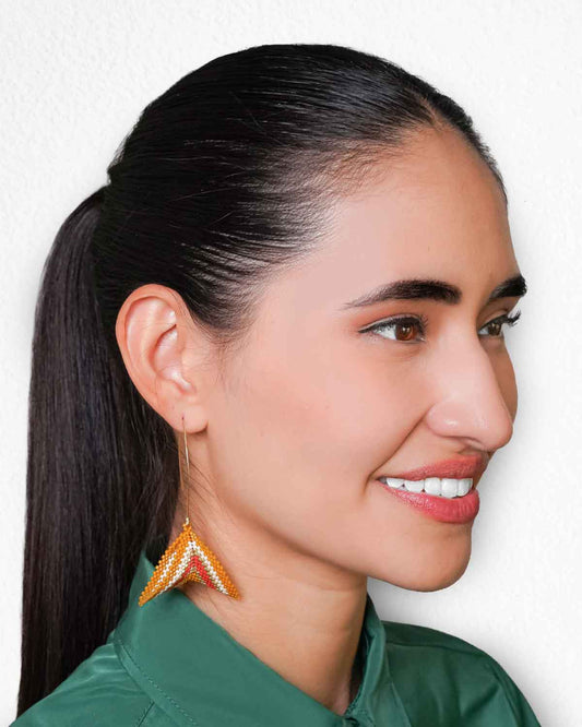 3D Fortune Cookie Earrings