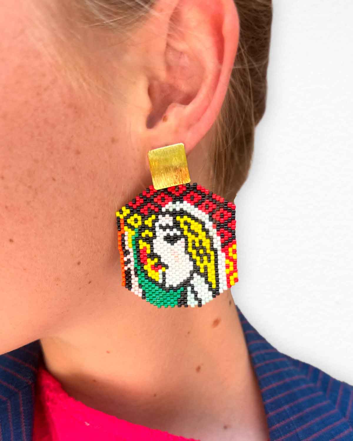 Girl Before a Mirror Earrings