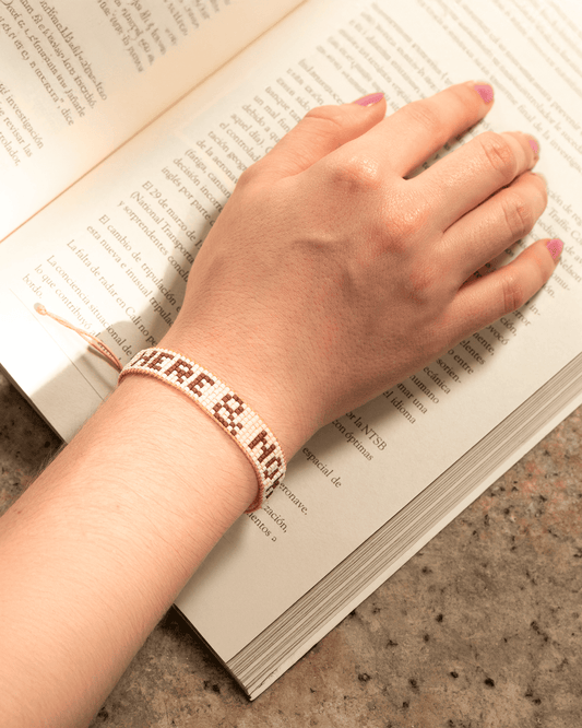 "Here & Now" Mantra Bracelet
