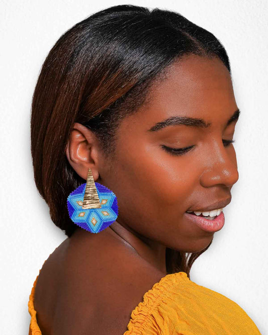 Round Mandala Earrings