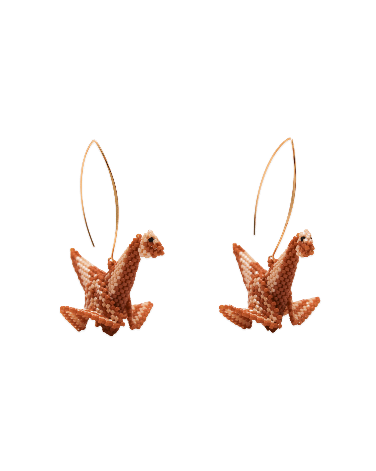 3D Crane Origami Earrings