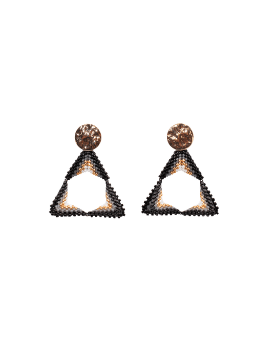 3D Fuji Mountain Earrings