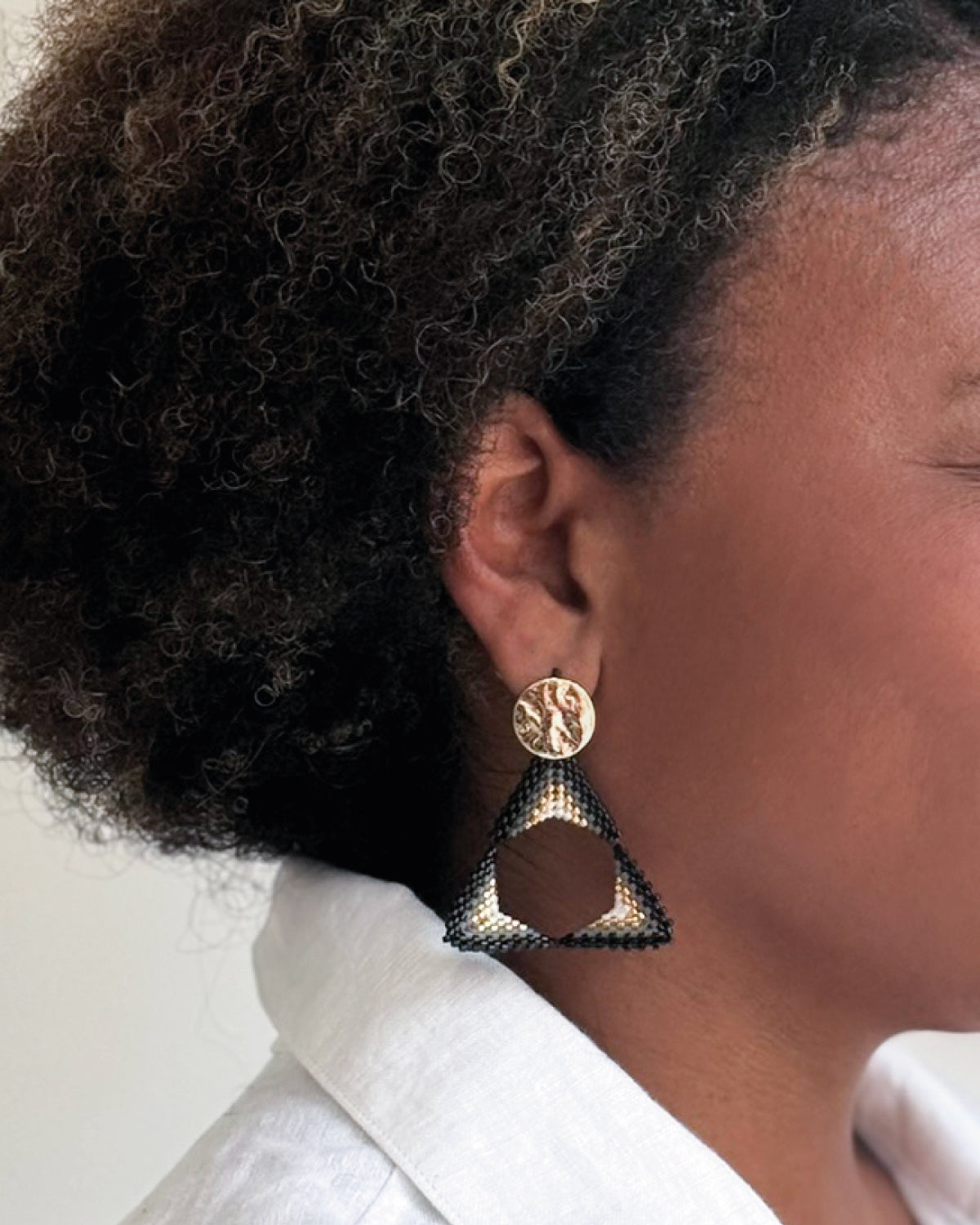 3D Fuji Mountain Earrings