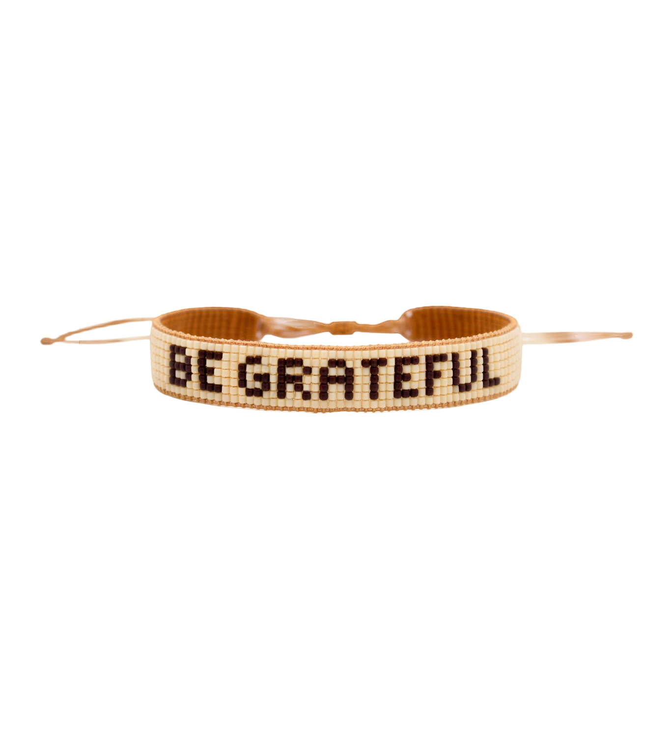 "Be Grateful" Mantra Bracelet