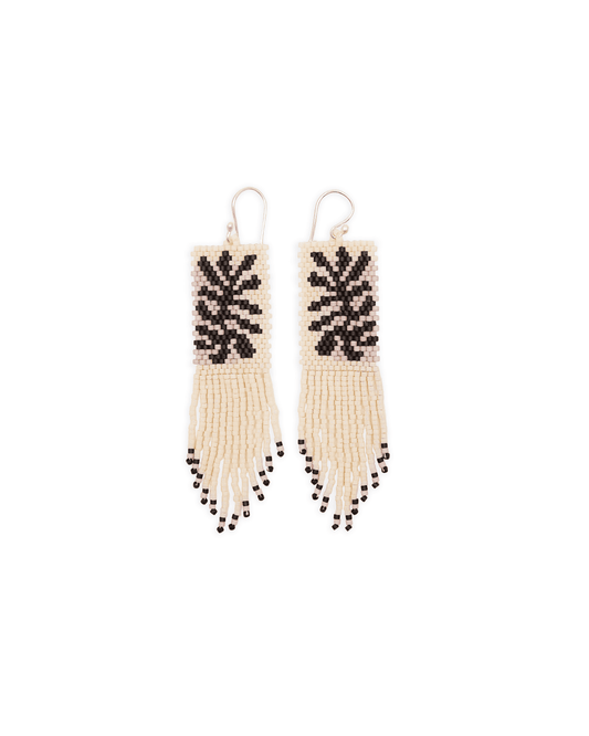 Beech Leaf Fringe Earrings