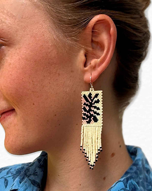 Beech Leaf Fringe Earrings