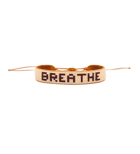 "Breathe" Mantra Bracelet