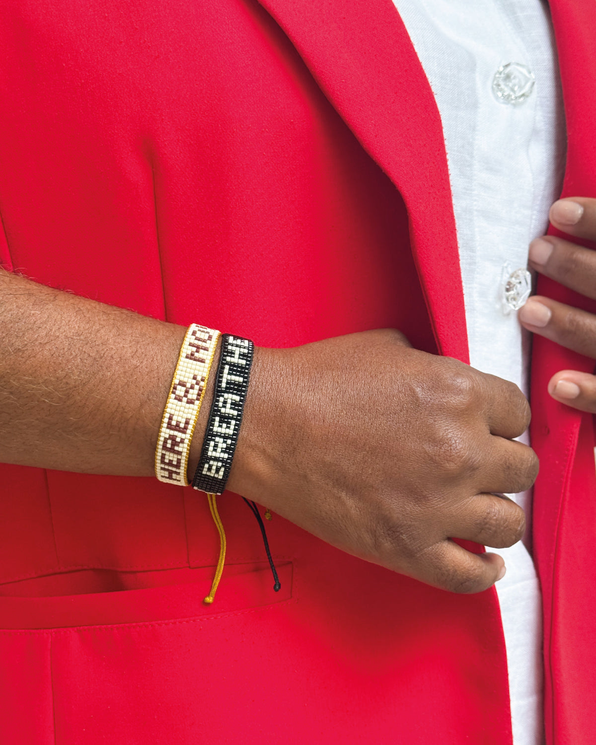 "Breathe" Mantra Bracelet