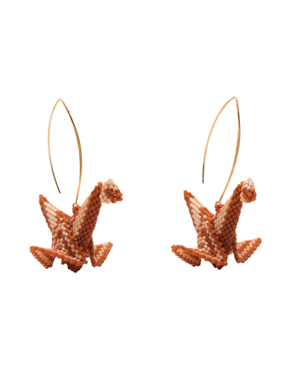 3D Crane Origami Earrings