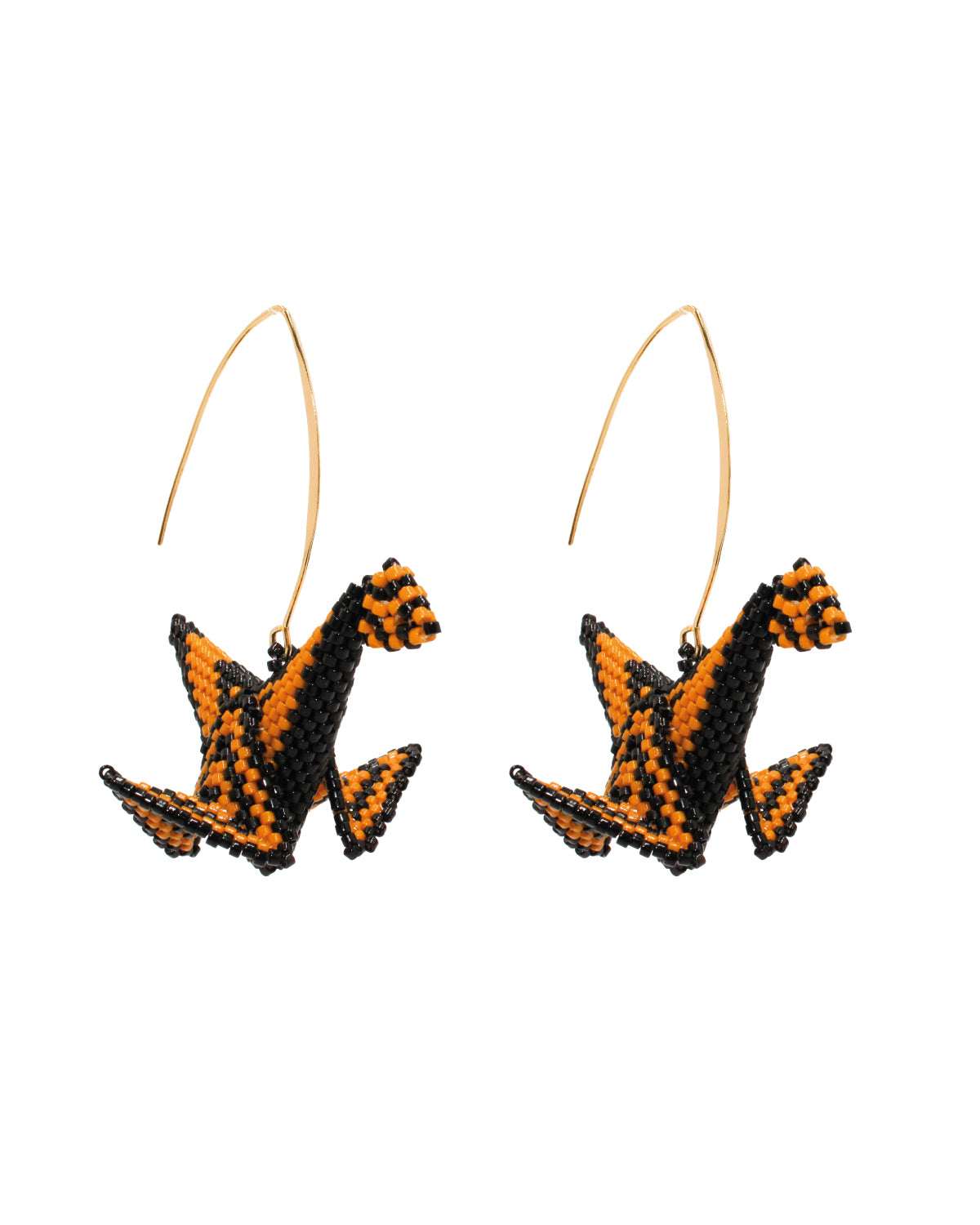 3D Crane Origami Earrings