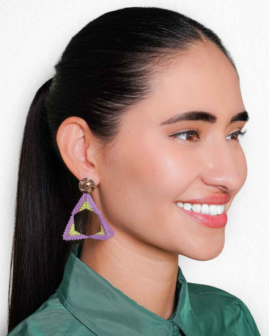 3D Fuji Mountain Earrings