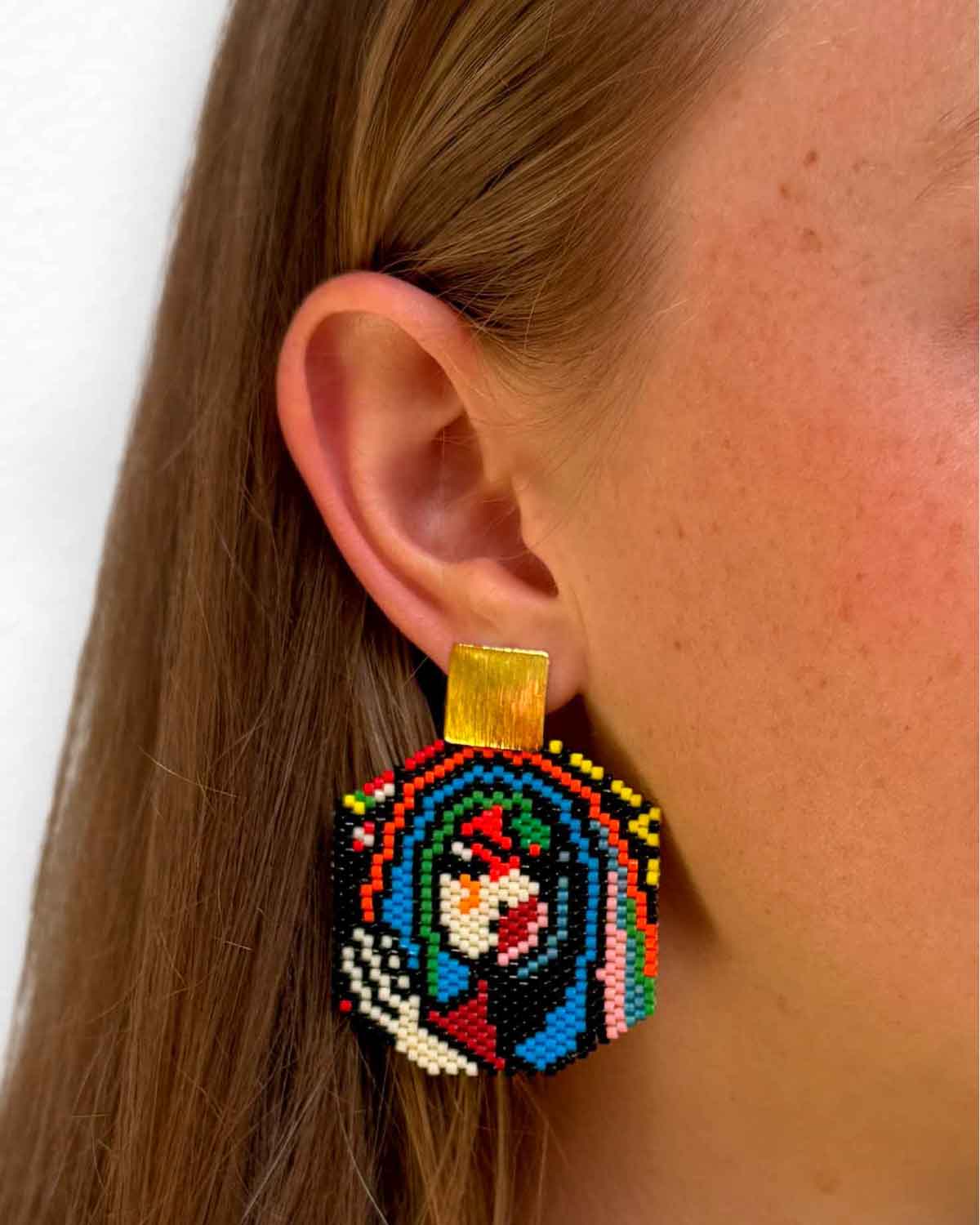 Girl Before a Mirror Earrings