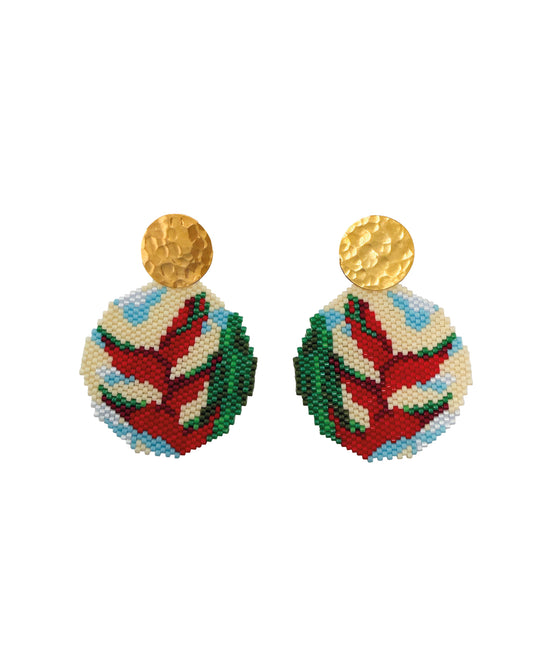 Heliconia Earrings