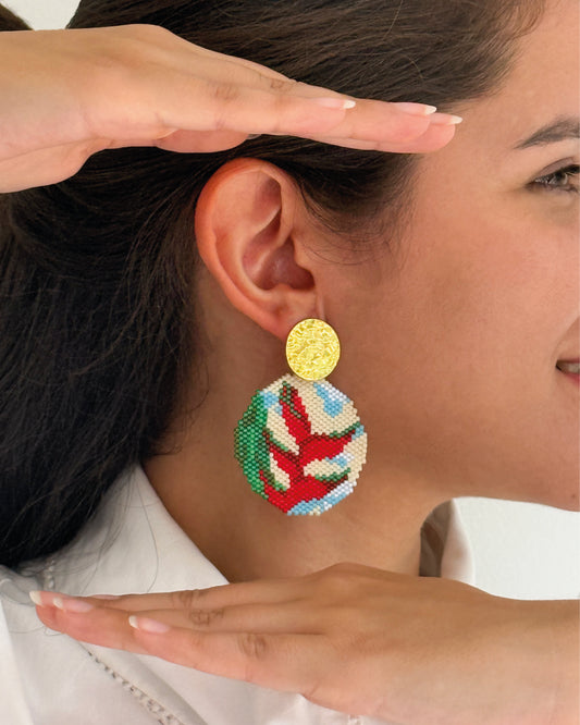 Heliconia Earrings