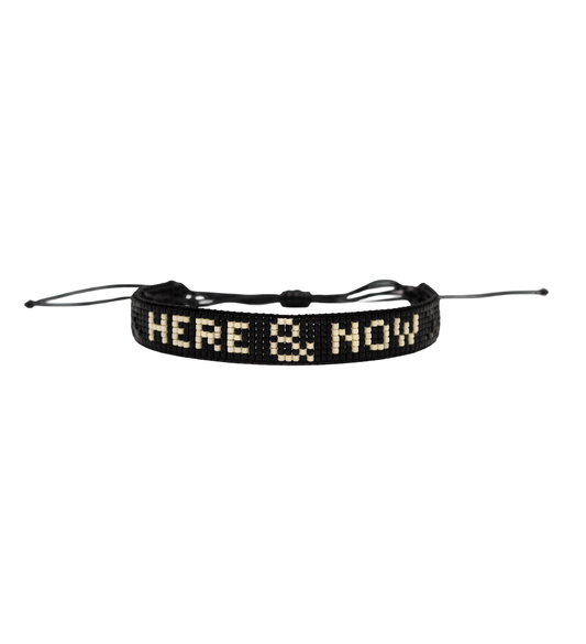 "Here & Now" Mantra Bracelet