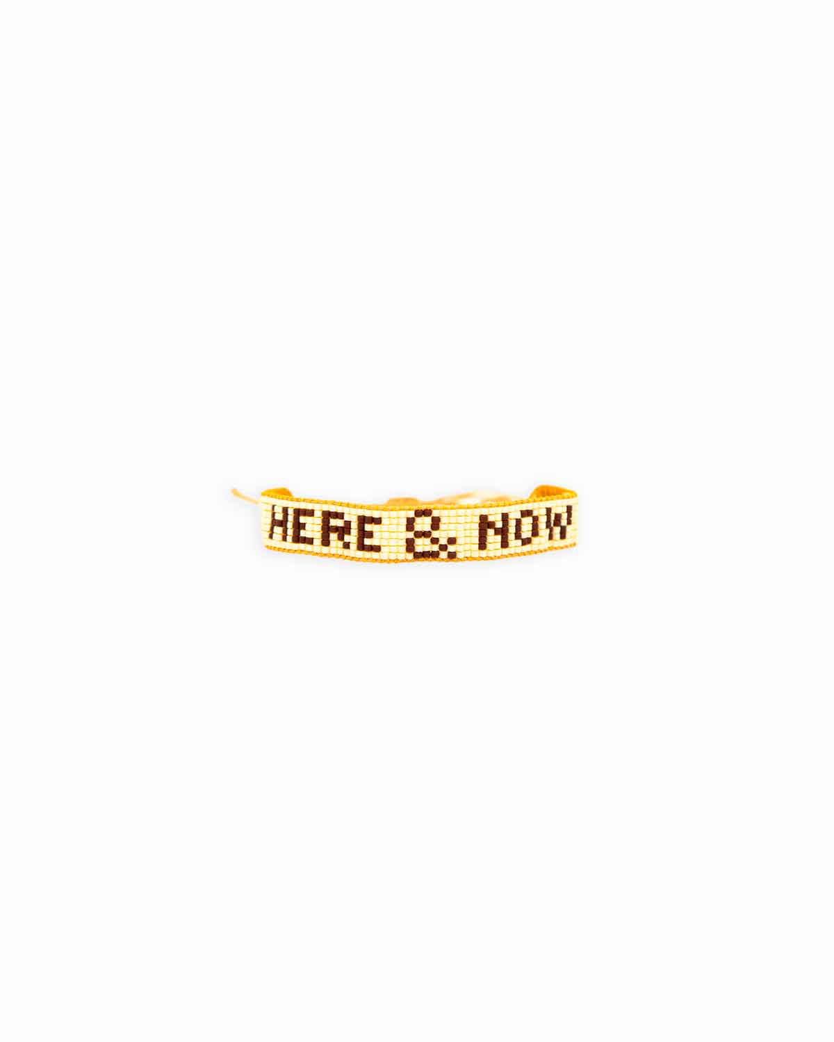 "Here & Now" Mantra Bracelet