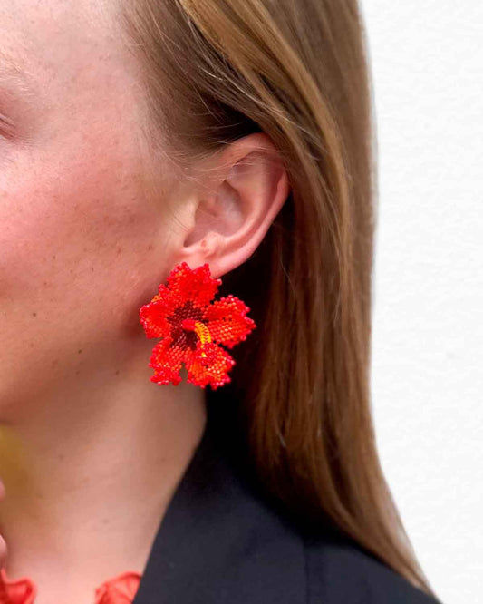 Hibiscus Earrings