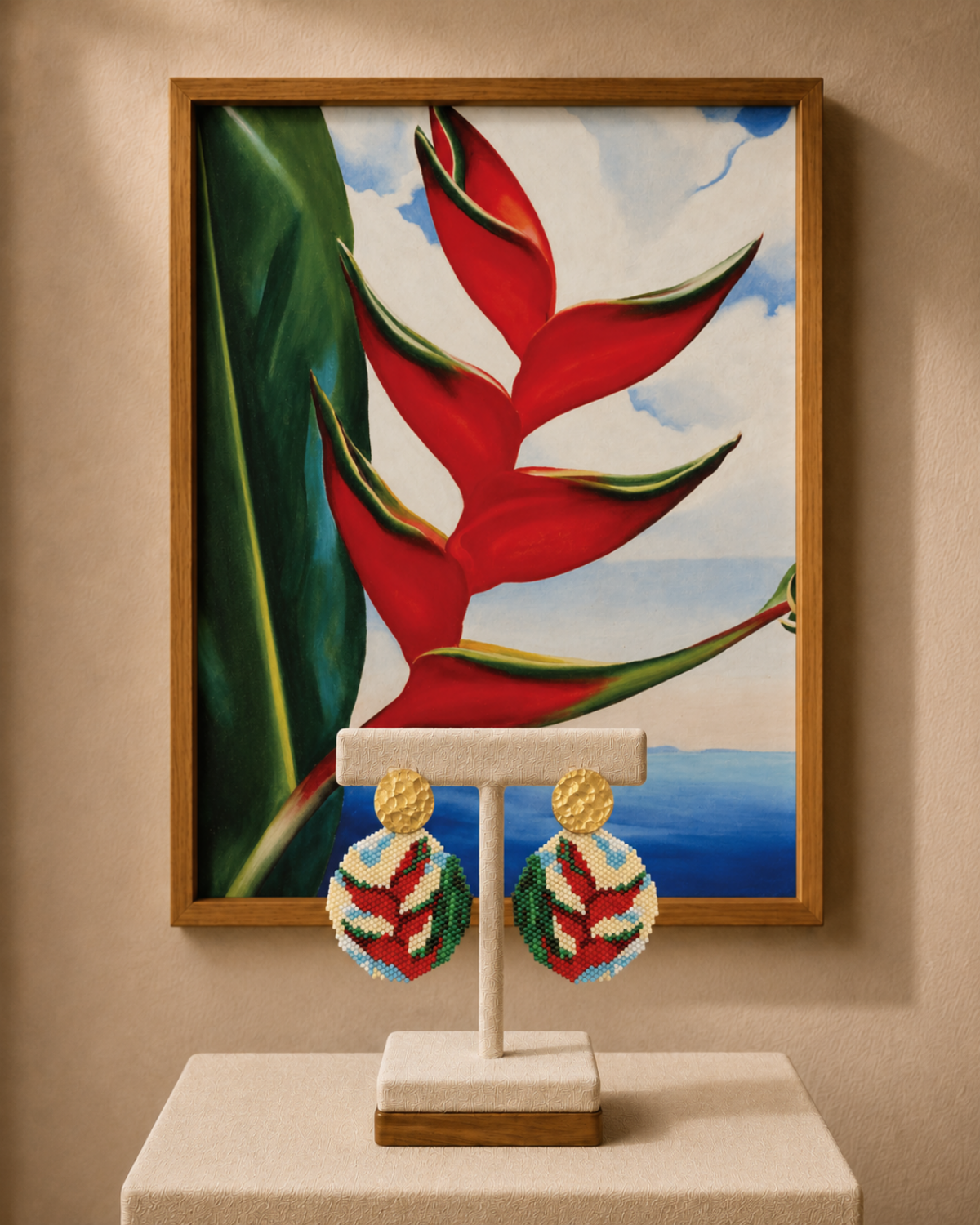 Heliconia Earrings