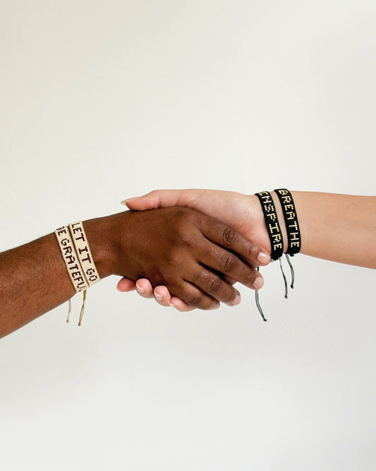 "Let It Go" Mantra Bracelet