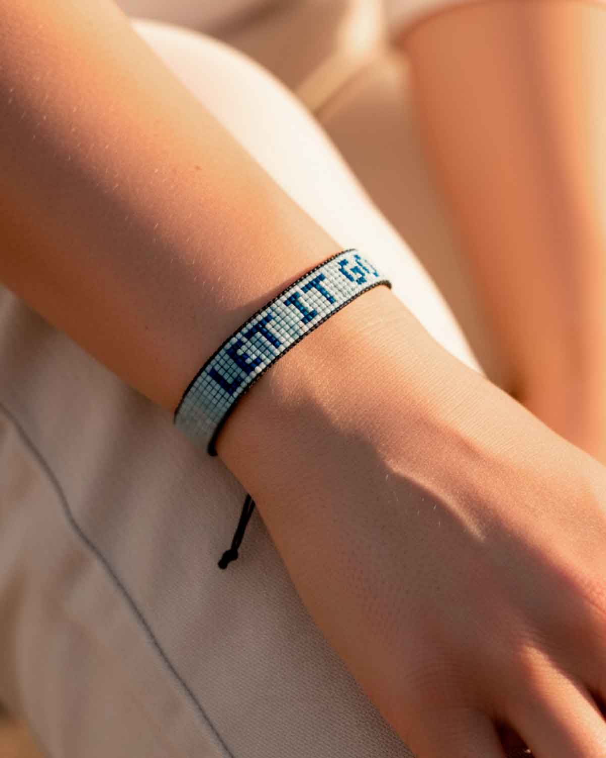 "Let It Go" Mantra Bracelet
