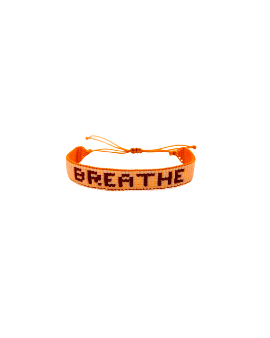 "Breathe" Mantra Bracelet