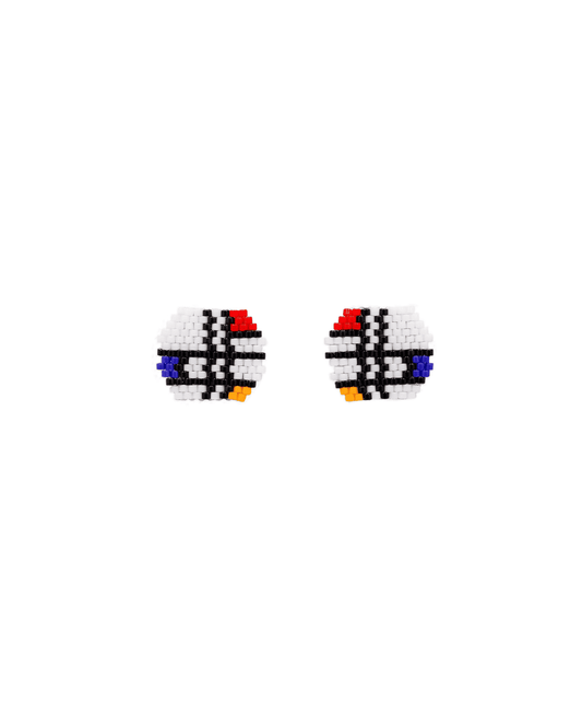 Mondrian Octagon  Earrings