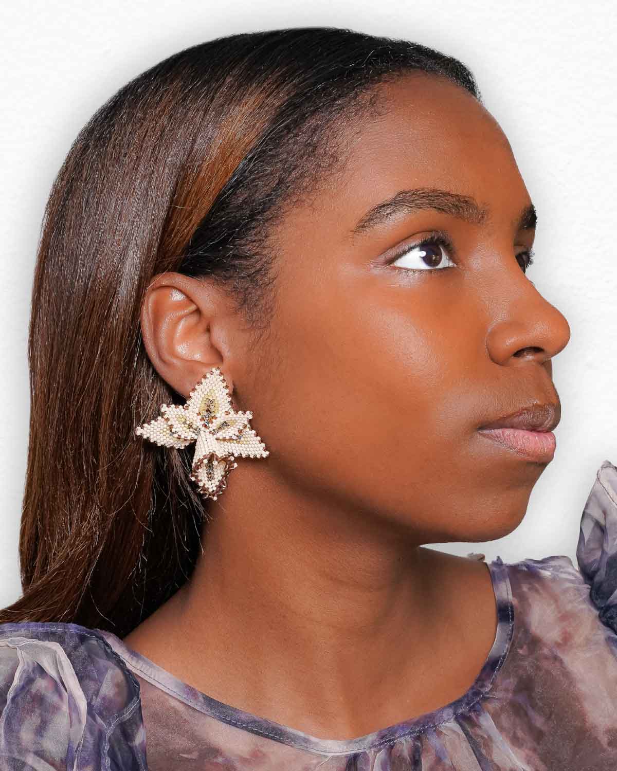 Orchid Earrings