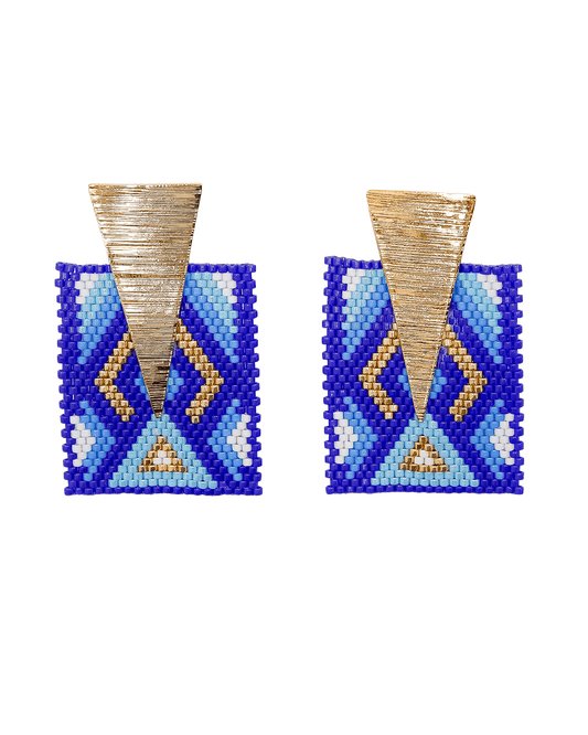 Rectangle Mandala Earrings