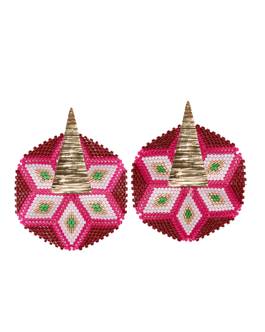 Round Mandala Earrings