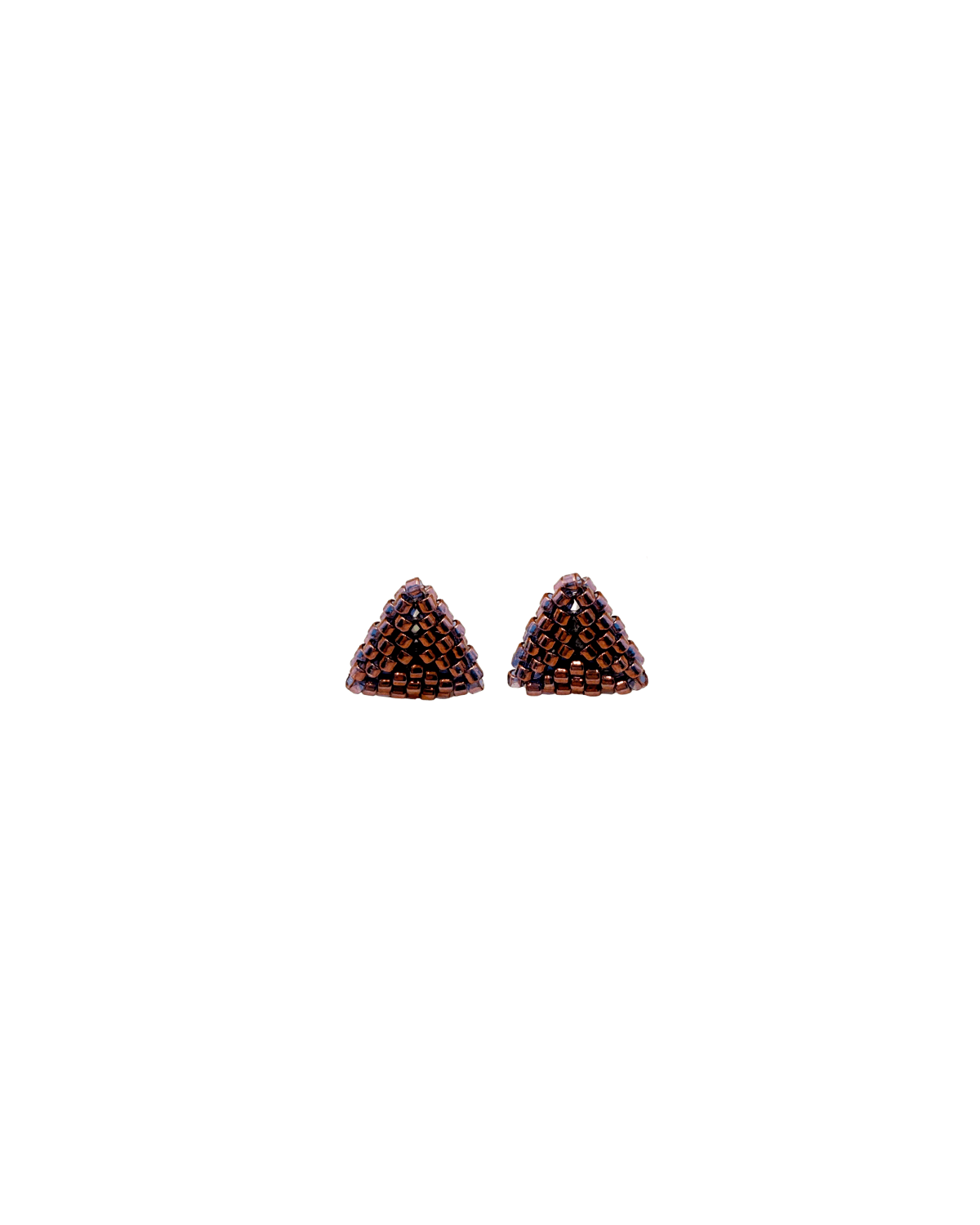 Splash Stud Triangle Earrings