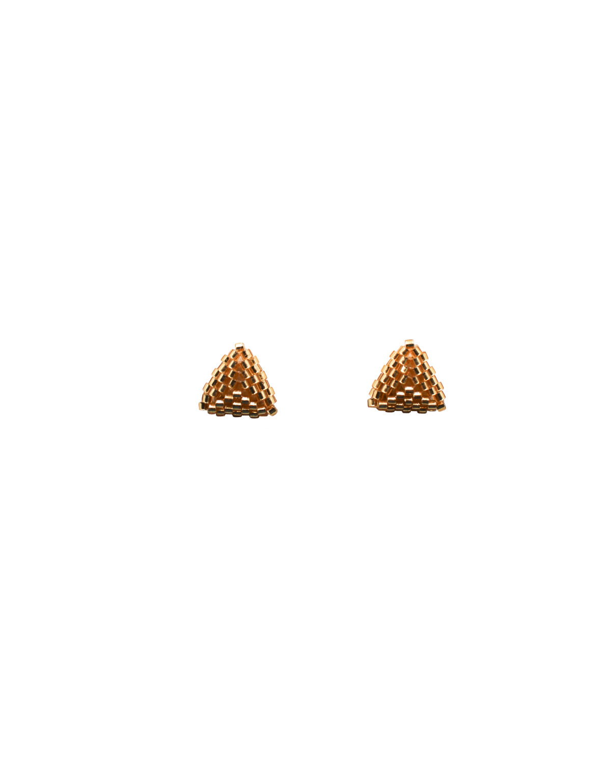 Splash Stud Triangle Earrings