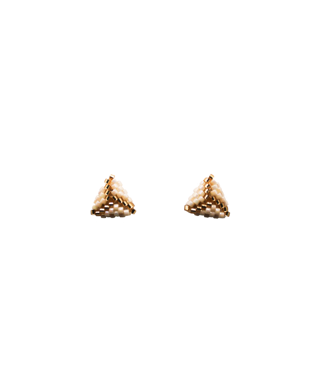 Splash Stud Triangle Earrings