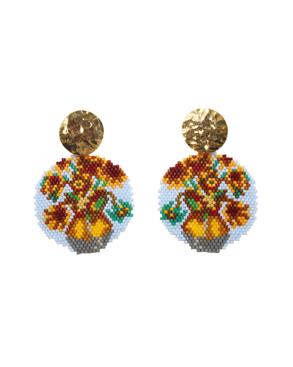 Vase of Sunflowers Earrings